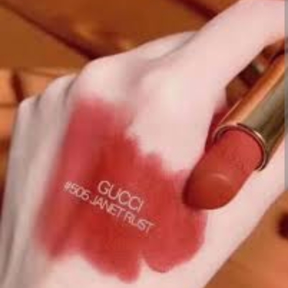 1 Mini Travle Gucci Rouge Janet Rust Lipsticks New - Picture 3 of 4